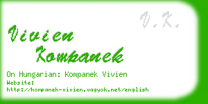 vivien kompanek business card